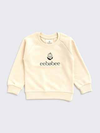 eebabee Boy & Girl Solid Comfort Cream Edition Shorts Set - Kidulan