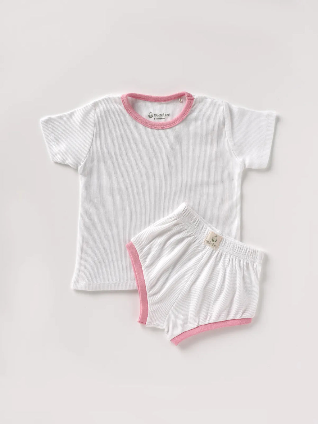 Summer Half Sleeves Casual Shirt Pink For Baby Girl main image 1
