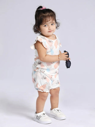 GIRLS HALF SLEEVE NIGHT SUIT - Kidulan