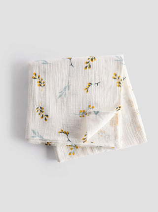 Sunshine Buds Organic Cotton Muslin Swaddle - Kidulan
