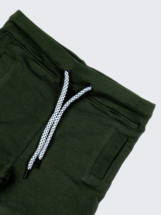 Boys Everyday Pull - On Shorts – Forest Green - Kidulan