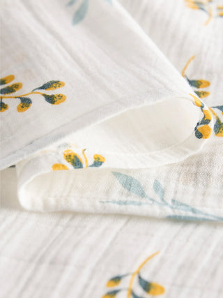 Sunshine Buds Organic Cotton Muslin Swaddle - Kidulan