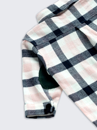 Boys Pink & Black Check Shirt - Kidulan