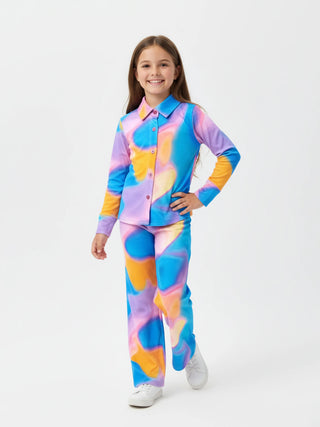 ColorPop Comfy Co - ord Set for Girls - Kidulan