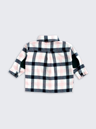 Boys Pink & Black Check Shirt - Kidulan