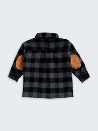Boys Black Check Shirt - Kidulan