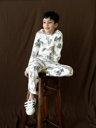 Safari Friends Pajama Set - Kidulan