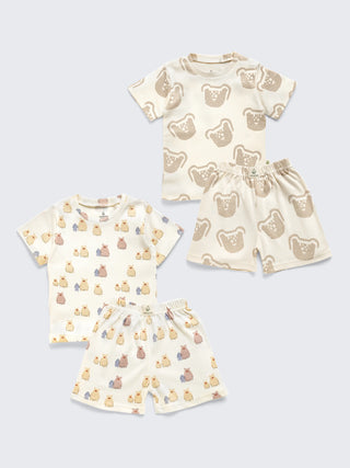 Unisex Baby 2-Piece Shorts Set Bundle