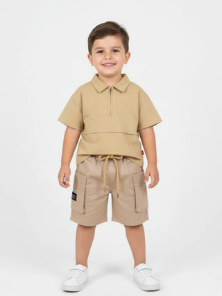 Minimalist Zip Shirt for Boys - Kidulan