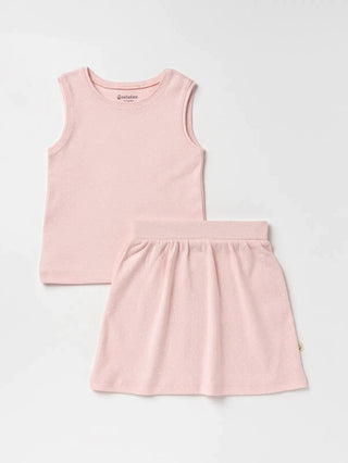 Baby girl sleeveless coordinated skirt set - Kidulan