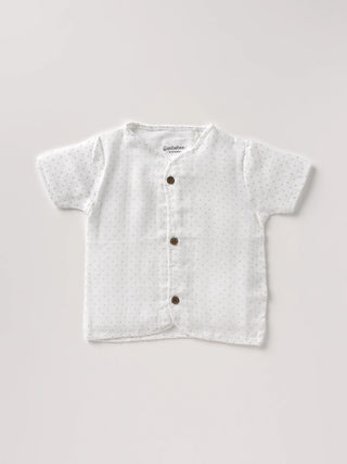 Half sleeve white t-shirt & bloomer for baby
