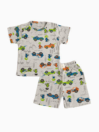 BOYS SHORT SLEEVE TEE & SHORTS SET 2 PCS