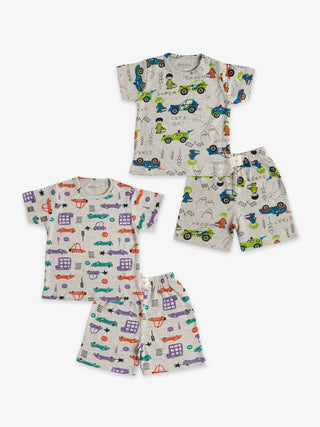 BOYS SHORT SLEEVE TEE & SHORTS SET 2 PCS