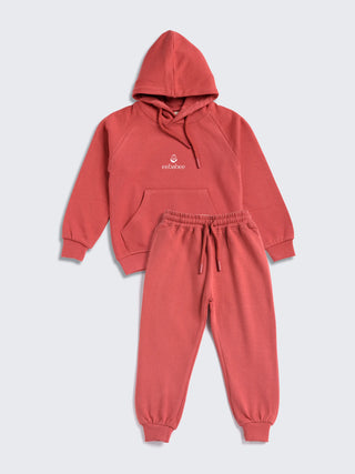 Unisex Solid Sweatshirt & Hoodie 4 - Piece Set for Boys & Girls - Kidulan