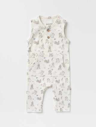 SOFT COTTON DUNGAREE SLEEVELESS - Kidulan