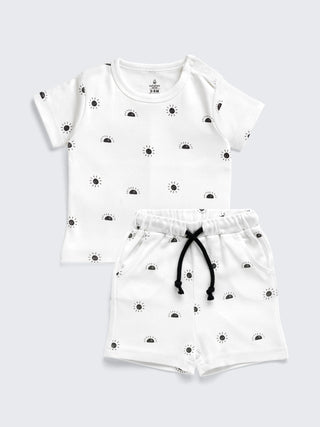 Baby Boys' Sunshine Tee & 2 - Pack Shorts Combo - Kidulan
