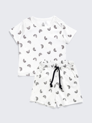 Unisex 4 - Piece Essential Combo Set – T-shirt, Sweatshirt, Shorts & Pants - Kidulan