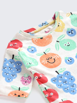 Fruity Fun T-Shirt & Pant Unisex Co - Ord Set - Kidulan