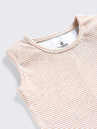 Crocs & Stripes 2 - Pack Sleeveless Unisex Baby Vests - Kidulan