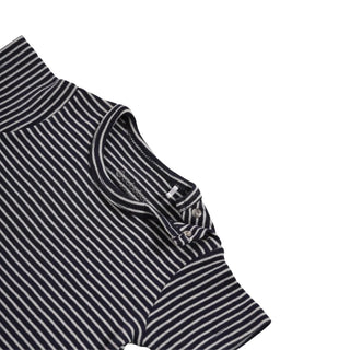 Half sleeve black & white little boys stripe t-shirt for baby - Kidulan