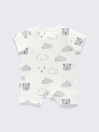 Eebabee Baby Bear Print Cotton Romper