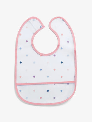 Flower & dot pattern in pink Baby bibs combo for baby boys & girls - Kidulan