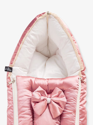 Newborn welcoming luxury carry nest-Feto-color-Dusty Pink