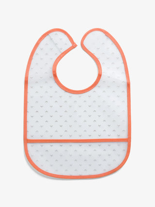 Orange & graphic pattern Baby bibs combo for baby boys & girls