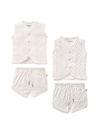 Newborn Baby Essentials Combo with Jabla Set, Star Pillow, Blanket & Swaddle - Kidulan