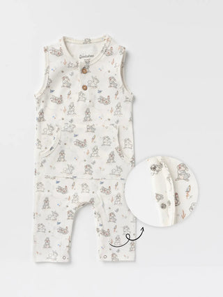 SOFT COTTON DUNGAREE SLEEVELESS - Kidulan