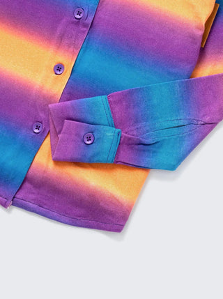 Girls Rainbow Glow Comfy Co - ord Set - Kidulan
