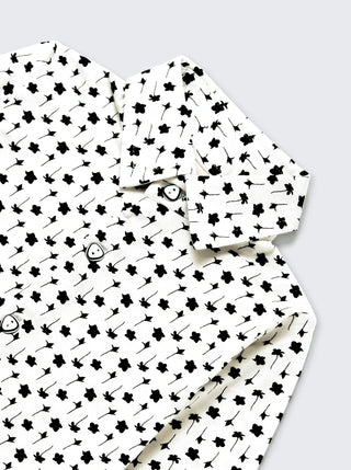 Girls Black Floral Print Co - ord Comfy Set - Kidulan