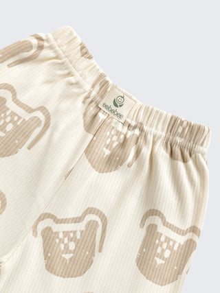 Eebabee Bear Print Baby T-Shirt and Shorts Set