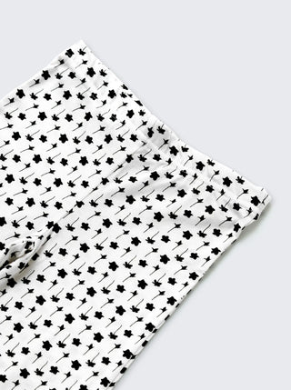 Girls Black Floral Print Co - ord Comfy Set - Kidulan