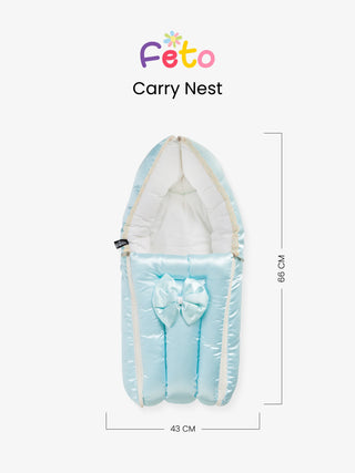 Newborn welcoming luxury carry nest-Feto-color-Light Sky Blue