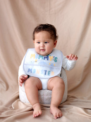 2 Pc Baby Romper Set with 3 Pc Waterproof PEVA Bib Combo - Kidulan