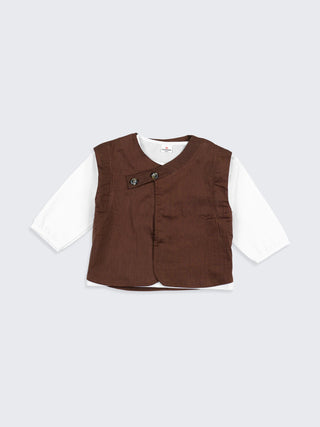 Boys Classic Kurta Style Shirt Set