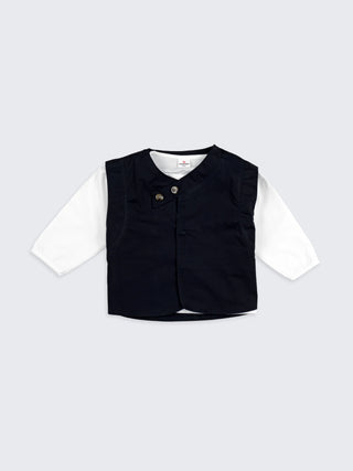Boys Classic Kurta Style Shirt Set