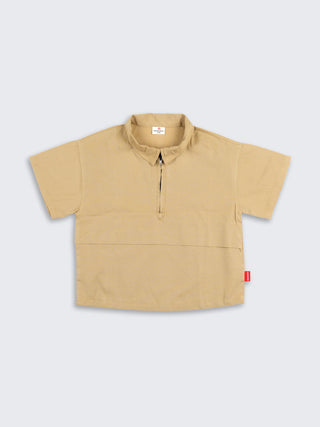 Minimalist Zip Shirt for Boys