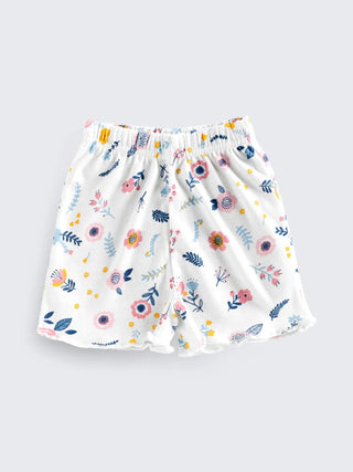 Floral Breeze Baby Girl Co - Ord Set (Tee + Shorts) - Kidulan