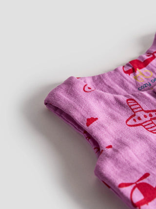 Pink Sky Adventure Organic Cotton Baby Unisex Jabla - Kidulan