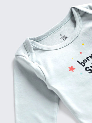 Full Sleeve Unisex Bodysuit – Born to Shine Print - Kidulan