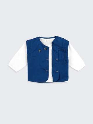 Boys Classic Kurta Style Shirt Set