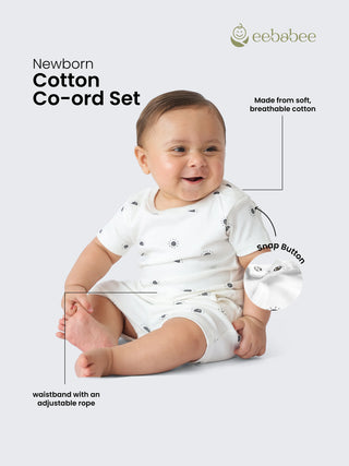 Baby Boys' Sunshine Tee & 2 - Pack Shorts Combo - Kidulan