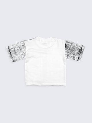 All-Over Denim Print T-Shirt