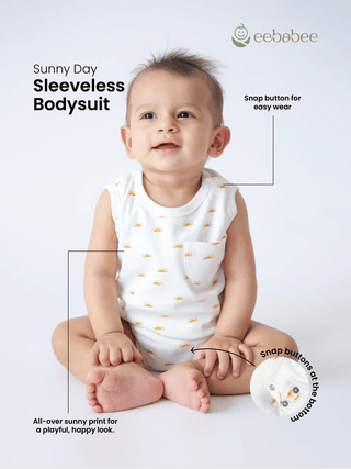 Sunny Day Sleeveless Bodysuit - Kidulan