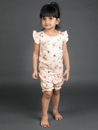 GIRLS HALF SLEEVES NIGHT SUIT - Kidulan