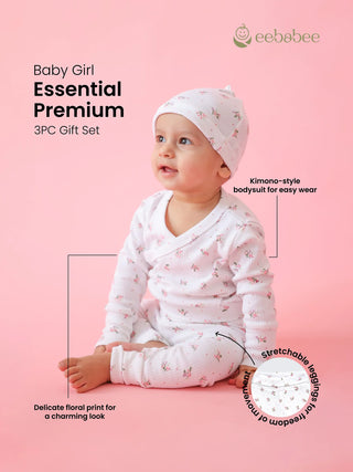 Premium Kimono Style Newborn Set – 6 - Piece Essential Combo - Kidulan