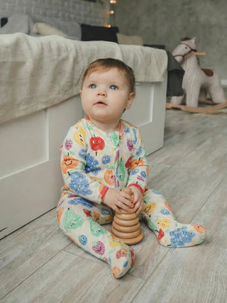 Fruity Fun Full Sleeve Footed Sleepsuit - Kidulan