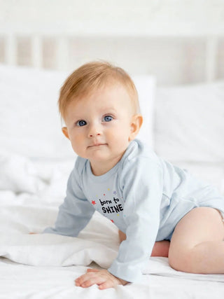 Full Sleeve Unisex Bodysuit – Born to Shine Print - Kidulan